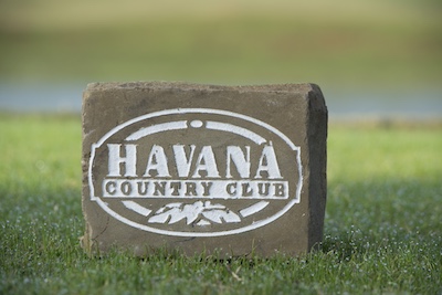carved stone tee marker