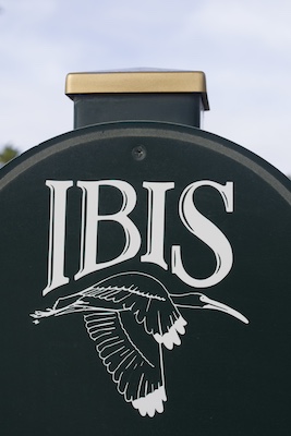 aluminum sign with vinyl overlay