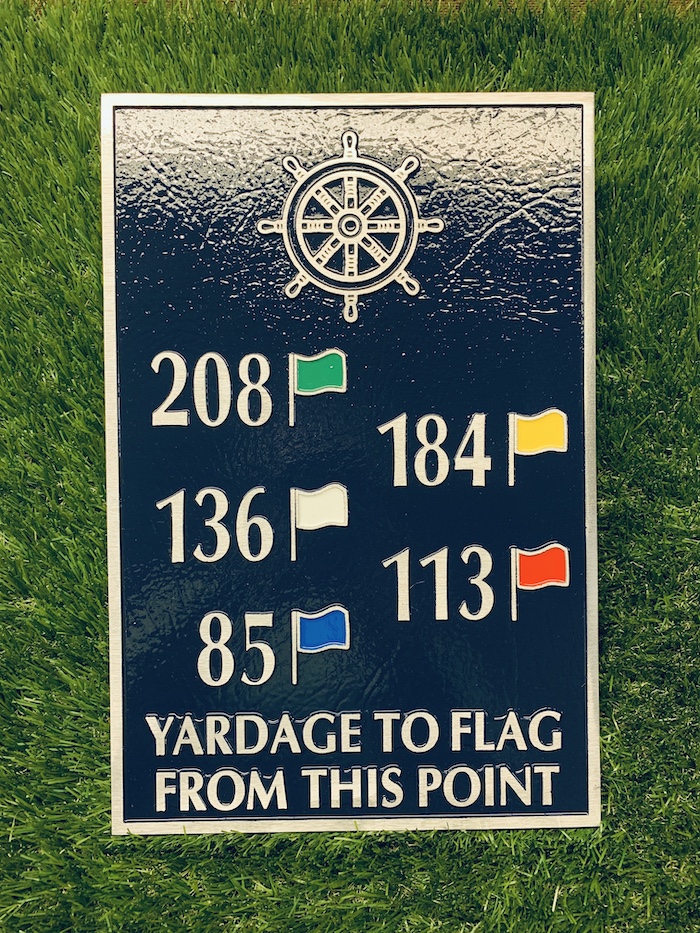 cast metal cast metal sign