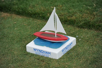 resin sail boat tee marker