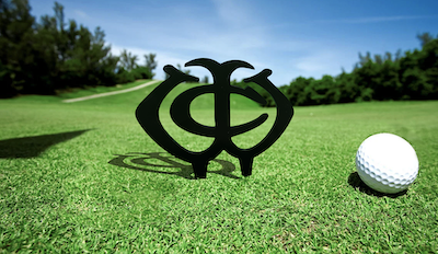 aluminum precision cut tee marker CW logo