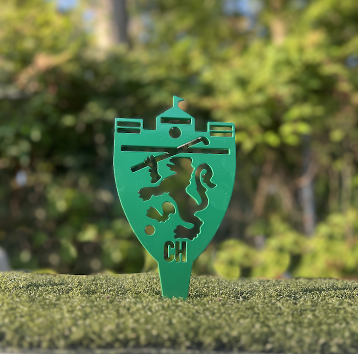 green cranberry highland tee marker