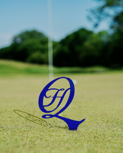 aluminum precision cut tee marker h logo