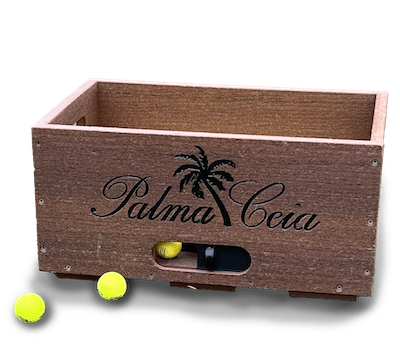 Apple crate golf ball collector