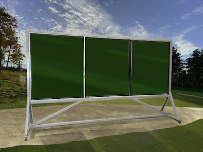 rolling galvanized scoreboard